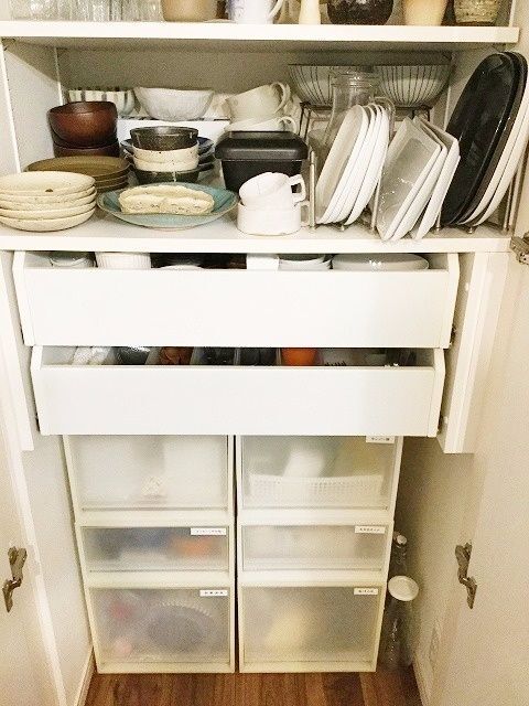 Ikea 無印 で造るオリジナル食器棚 Ikeaのクローゼット引き出し活用 暮らしニスタ Ikea 無印 で造るオリジナル食器棚 Ikeaのクローゼット引き出し活用 暮らしニスタ