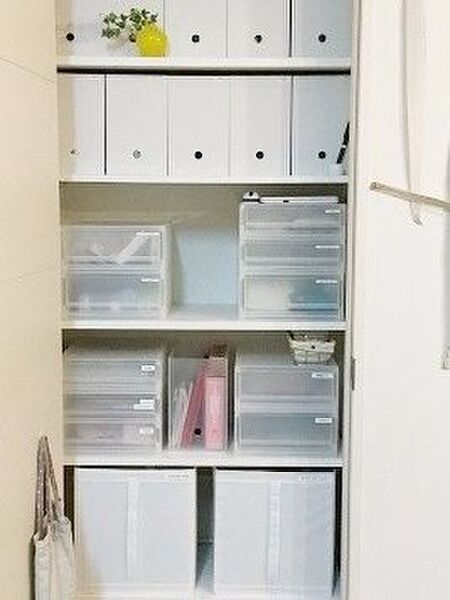 【 IKEA＋無印 】シンメントリーで扉を開けても魅せれるリビング収納