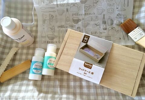 100均デコパージュ 桐箱で カフェ風ミニ冷蔵庫の作り方 おままごとに 暮らしニスタ 100均デコパージュ 桐箱で カフェ風ミニ冷蔵庫の作り方 おままごとに 暮らしニスタ