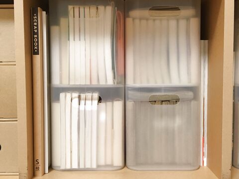 無印良品の ポリプロピレンメイクボックス で本を収納 暮らしニスタ 無印良品の ポリプロピレンメイクボックス で本を収納 暮らしニスタ