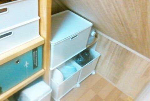 狭い低い階段下収納をニトリのインボックス Diyで収納を増やす 暮らしニスタ 狭い低い階段下収納をニトリのインボックス Diyで収納を増やす 暮らしニスタ