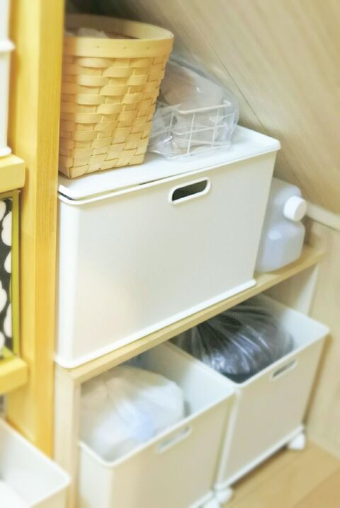 狭い低い階段下収納をニトリのインボックス Diyで収納を増やす 暮らしニスタ 狭い低い階段下収納をニトリのインボックス Diyで収納を増やす 暮らしニスタ