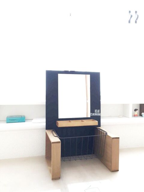 工具はハケとボンドだけ 簡単キッズドレッサーの作り方 暮らしニスタ