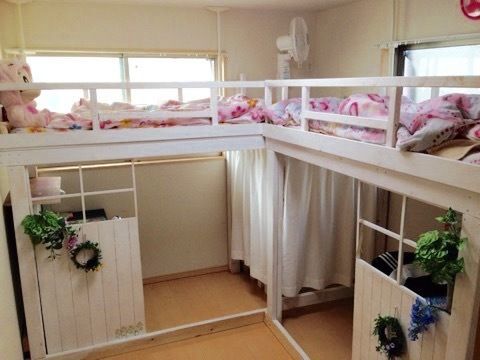 個人スペースありのdiyロフトベッド 暮らしニスタ
