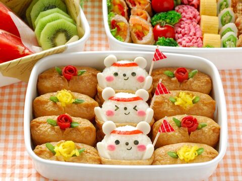 キャラ弁 運動会のお弁当 しろくまさんのポケット稲荷 の作り方 暮らしニスタ キャラ弁 運動会のお弁当 しろくまさんのポケット稲荷 の作り方 暮らしニスタ