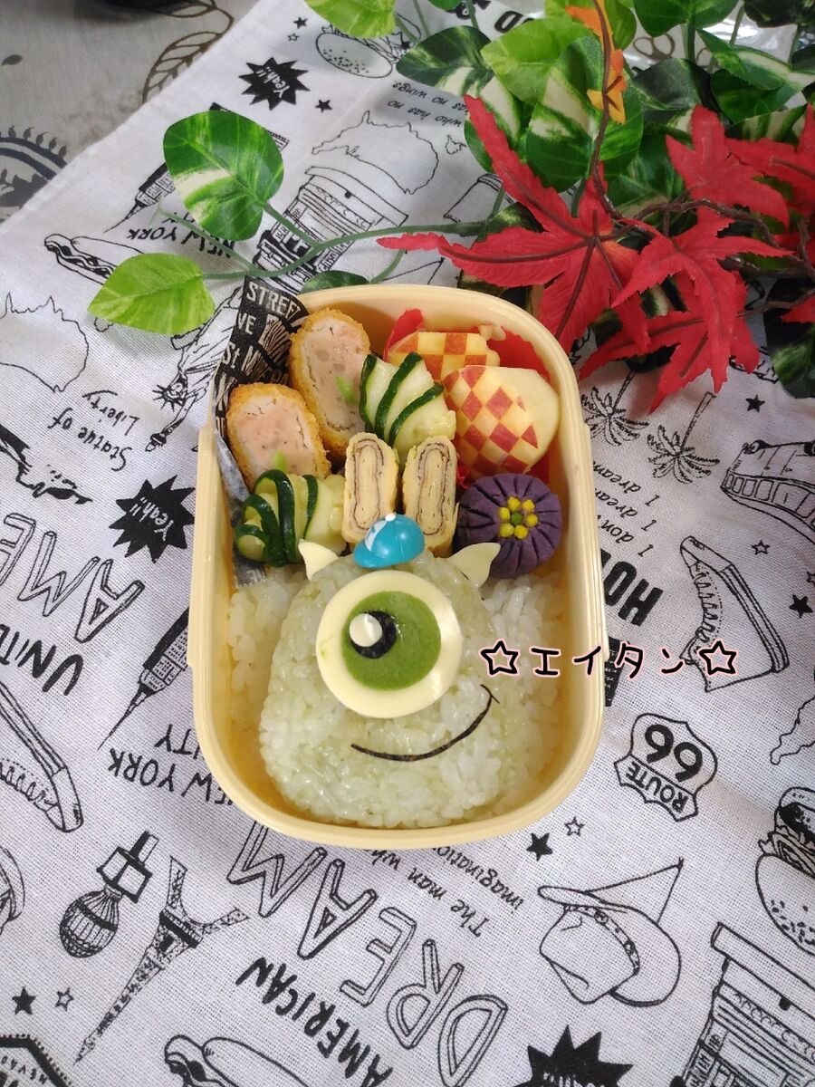 簡単ディズニーキャラ弁 モンスターズインク 料理のレシピや作り方 暮らしニスタ 簡単ディズニーキャラ弁 モンスターズインク 料理のレシピや作り方 暮らしニスタ