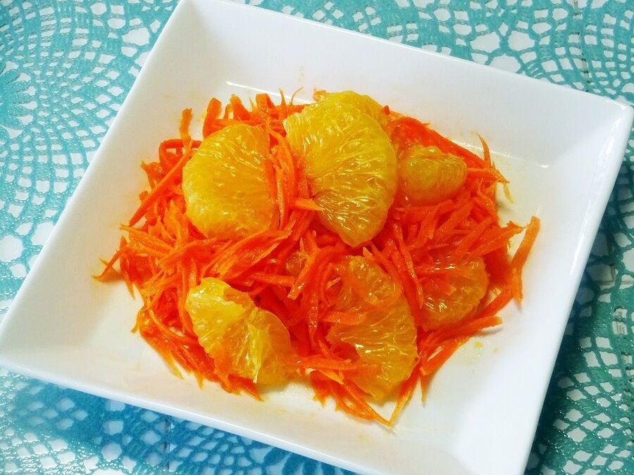 ピーラー1本で簡単に作れる にんじん甘夏サラダ 暮らしニスタ