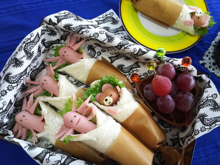 サンドらず弁当 ウーパールーパー おやすみクマさん 暮らしニスタ サンドらず弁当 ウーパールーパー おやすみクマさん 暮らしニスタ
