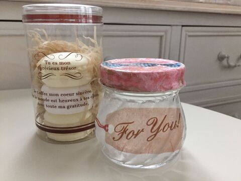 空き瓶を可愛くデコポッジ ダイソーシートでキャンディデコ音符 暮らしニスタ