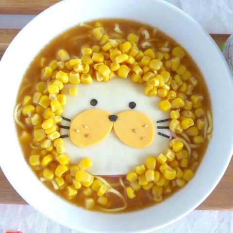 日清ラ王アレンジレシピ 子供が喜ぶ コーンたっぷりライオンの味噌ラーメン 暮らしニスタ 日清ラ王アレンジレシピ 子供が喜ぶ コーンたっぷりライオンの味噌ラーメン 暮らしニスタ