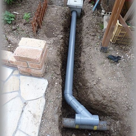 外構diy お庭の足洗い場 Step3 排水管の引き廻し方 暮らしニスタ 外構diy お庭の足洗い場 Step3 排水管の引き廻し方 暮らしニスタ