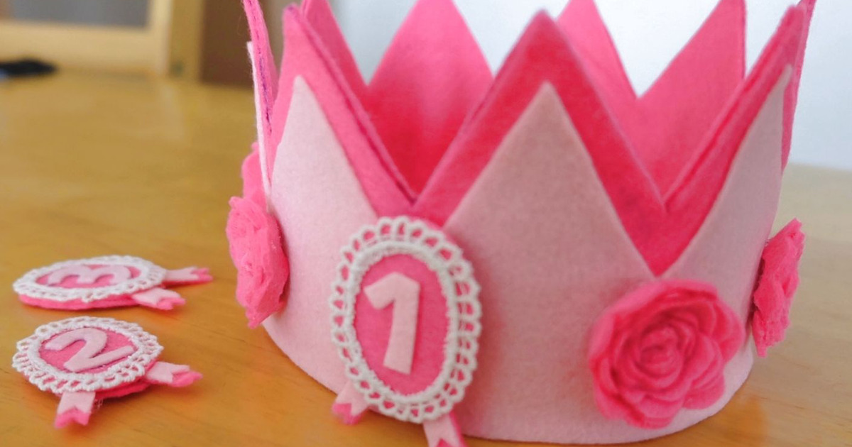 フエルトで作る お花のベビークラウン 王冠 暮らしニスタ