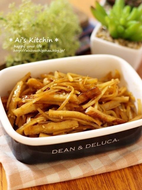 捨てないで 節約 簡単レシピ お弁当にもおすすめ 大根の皮でバターきんぴら 暮らしニスタ