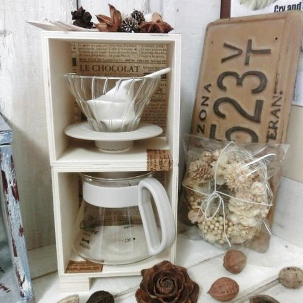 DIY珈琲ドリップセット収納棚 DIY珈琲ドリップセット収納棚 【公式通販】