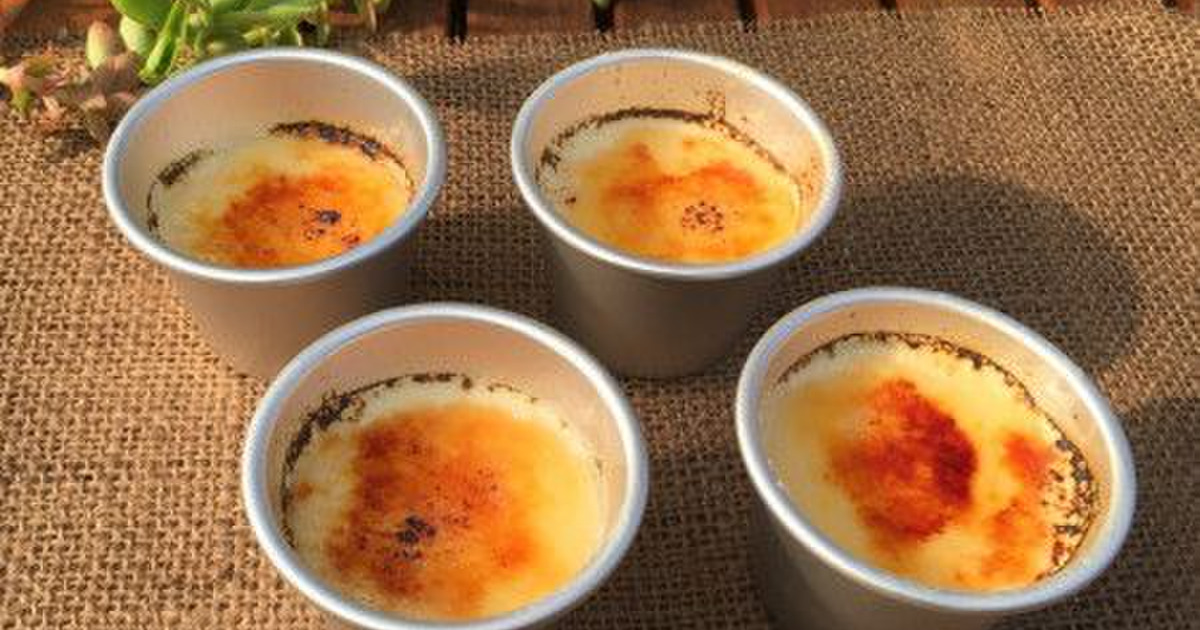 バーナーなしでもok クレームブリュレの作り方 簡単レシピ 暮らしニスタ