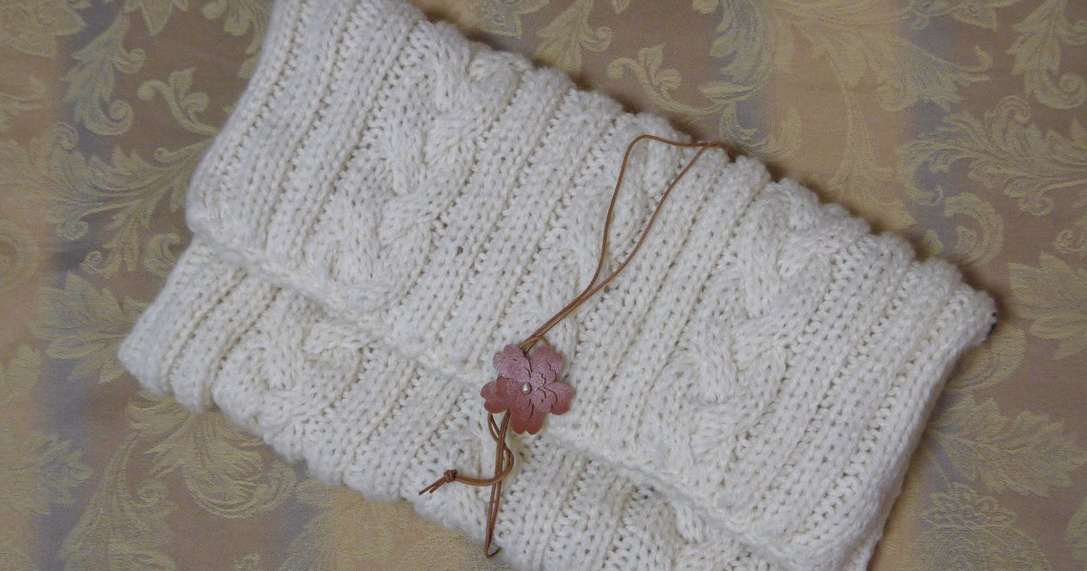 100均毛糸でニットクラッチ 暮らしニスタ