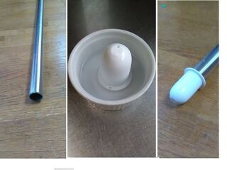 古い物干し竿が新品同様に 落下防止のストッパー付きで より便利に 暮らしニスタ