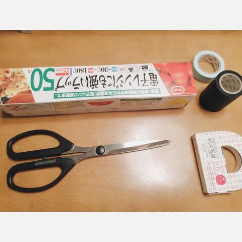 ラップの箱で作る カッター付マスキングテープ収納ケース 暮らしニスタ ラップの箱で作る カッター付マスキングテープ収納ケース 暮らしニスタ