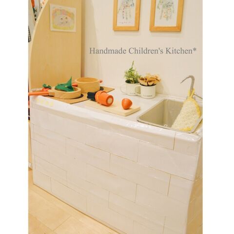 ダンボールでつくる 子どものおままごとキッチン 暮らしニスタ