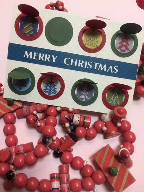 クラフトパンチとマステで作る めくって楽しいクリスマスカード 暮らしニスタ