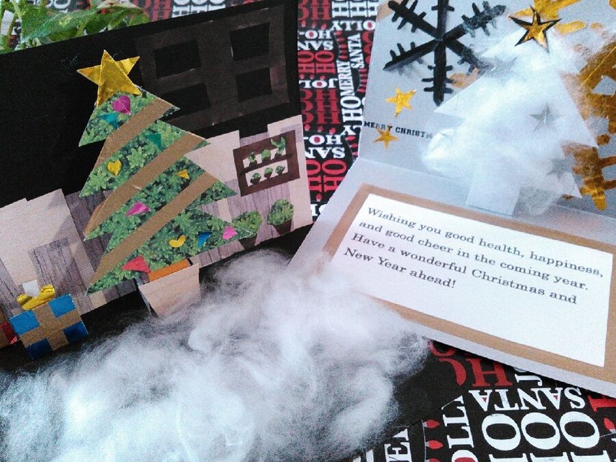 簡単手作り おしゃれでキュートなクリスマスカードの作り方 暮らしニスタ 簡単手作り おしゃれでキュートなクリスマスカードの作り方 暮らしニスタ