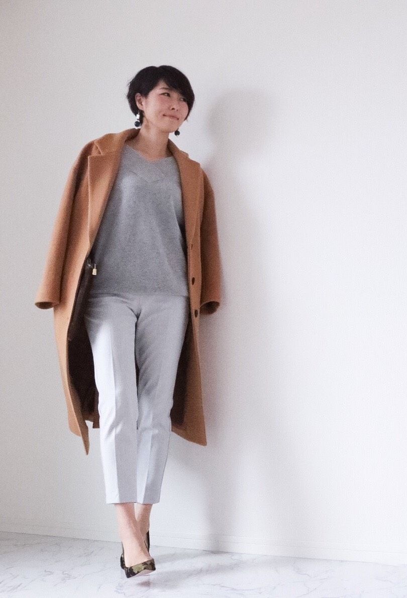 『大人のファッション講座』今年らしさは長めチェスターコートから☆着回しコーデ
