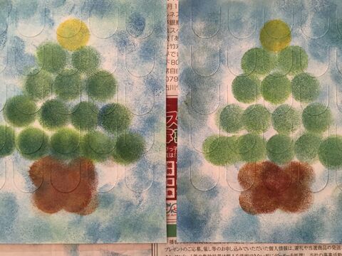 ビンゴカードの余りとラッピング端材で クリスマス アドベントカード 暮らしニスタ