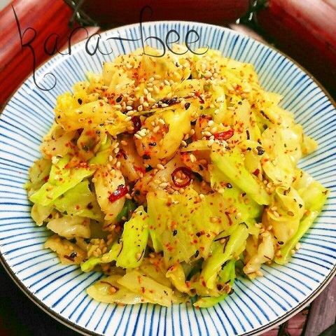 簡単5分でもう1品 おむすび山で絶品キャベツナムル 暮らしニスタ