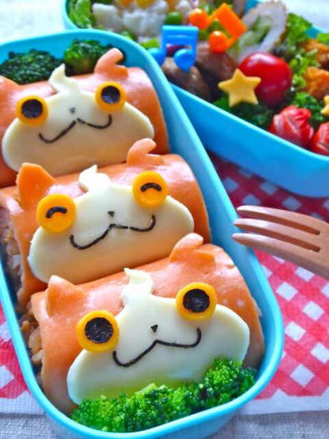 妖怪ウォッチ ジバニャンのキャラ弁レシピ11選 男の子大満足の仕上がりに 暮らしニスタ