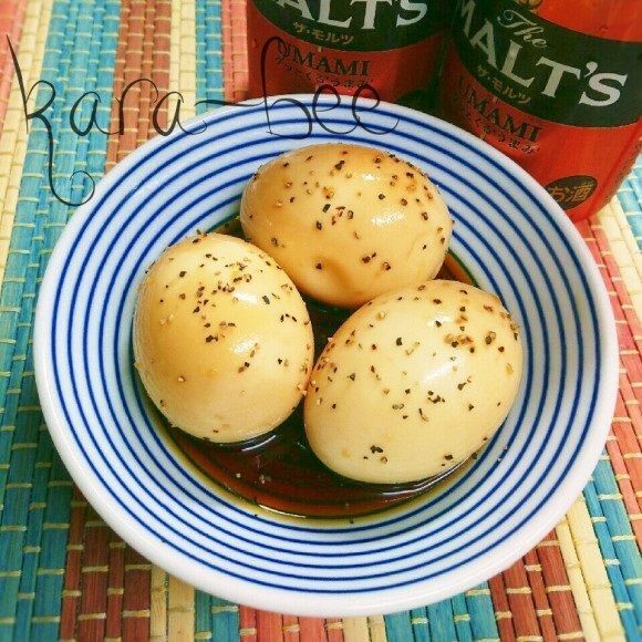 にんにくペッパーめんつゆ味玉&漬けダレ無駄無しキュウリ漬け