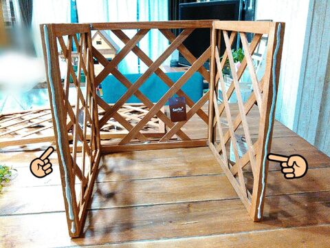 100均diy 木製トレリスで簡単 男前ウッドボックス 暮らしニスタ