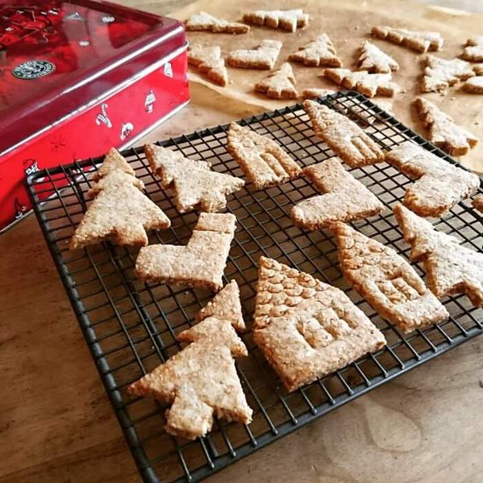 クリスマスの型がなくても作れる♡ツリー＆おうちクッキーの作り方