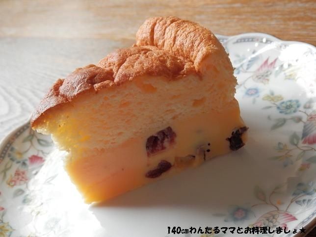 簡単★ホワイトチョコのマジックケーキ