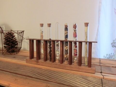 100均リメイク ディッシュスタンドに試験管ディスプレイ 暮らしニスタ 100均リメイク ディッシュスタンドに試験管ディスプレイ 暮らしニスタ