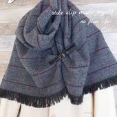 100均でストールクリップの作り方 これが1番お気に入り