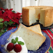 卵白消費♪白いシフォンケーキ