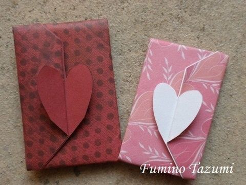 折り紙一枚で簡単 ハートのポチ袋 暮らしニスタ 折り紙一枚で簡単 ハートのポチ袋 暮らしニスタ