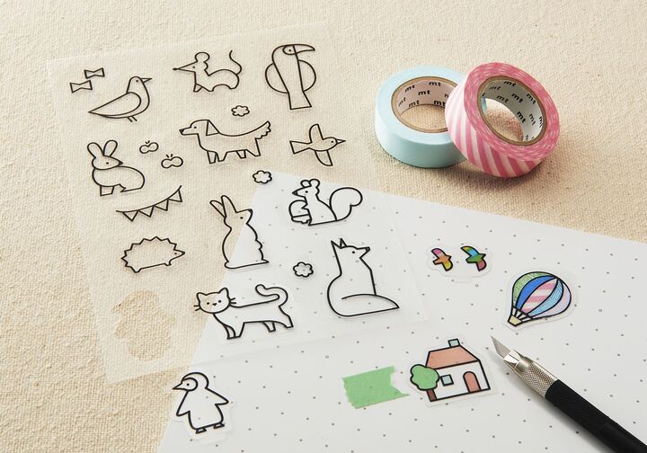 マステでぬりえ?!組み合わせ自由自在♪オリジナルシールが作れる「マスリエ」新登場