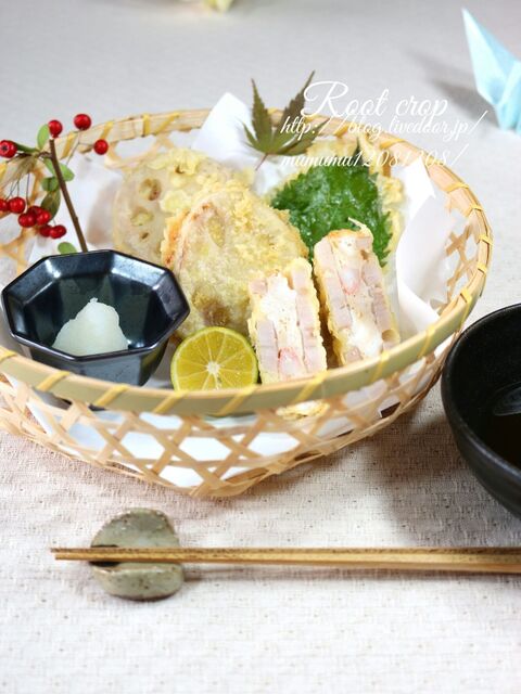 れんこんのはさみ揚げ 料亭風 暮らしニスタ れんこんのはさみ揚げ 料亭風 暮らしニスタ