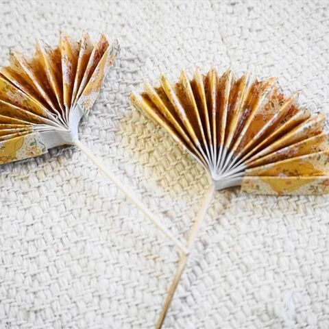 折り紙で簡単 扇ピックの作り方 暮らしニスタ