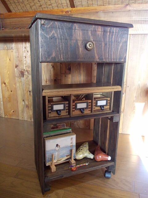 すのこ そうめん箱diy サイドテーブル ワゴン スッキリ デスク周り収納 暮らしニスタ すのこ そうめん箱diy サイドテーブル ワゴン スッキリ デスク周り収納 暮らしニスタ