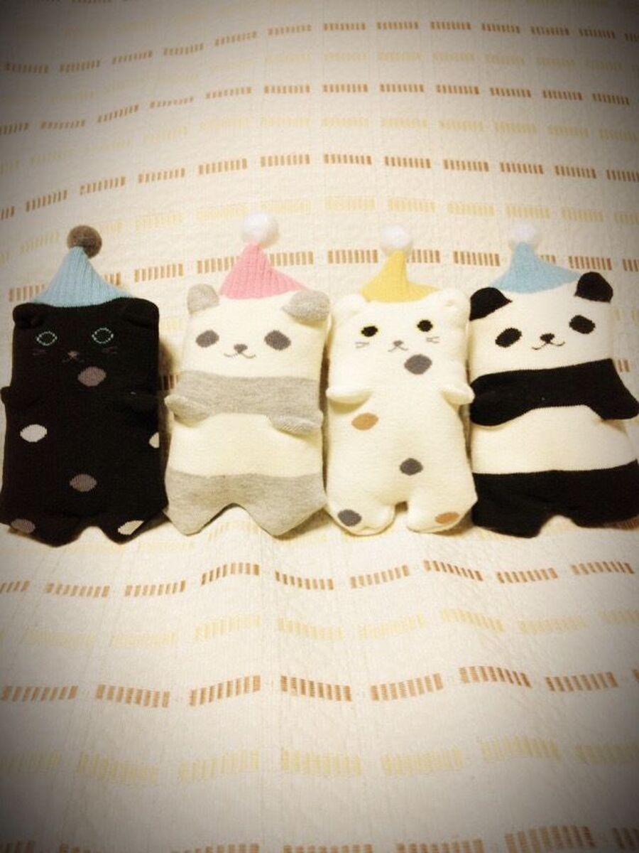 100均ペットボトルカバーを使って 飾って可愛いぬいぐるみ 暮らしニスタ