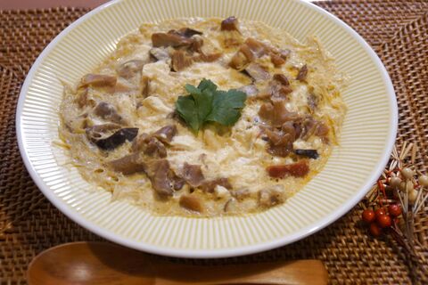 筑前煮リメイク 電子レンジで筑前煮入り卵豆腐焼き風 暮らしニスタ