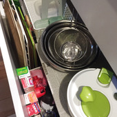スライドレールを使った引き出しをプラス！使いやすくなったキッチン収納