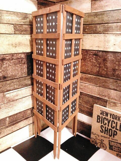 100均diy 木製フェンス 包装紙で簡単 和モダンなコーナーライト 暮らしニスタ 100均diy 木製フェンス 包装紙で簡単 和モダンなコーナーライト 暮らしニスタ