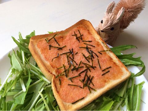 たらこパスタソースde やみつき塩味トースト 暮らしニスタ