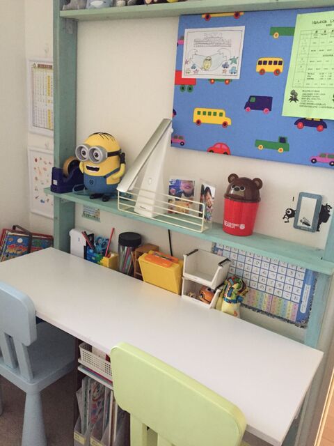 学習デスクをディアウォールでdiy 暮らしニスタ