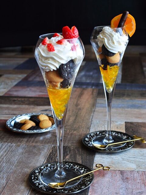 3時のお客様へ クッキー ふんわりチーズクリームパフェ おもてなし盛付 暮らしニスタ 3時のお客様へ クッキー ふんわりチーズクリームパフェ おもてなし盛付 暮らしニスタ