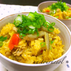 血行促進効果♪炊飯器におまかせ！根菜カレー炊き込みごはん