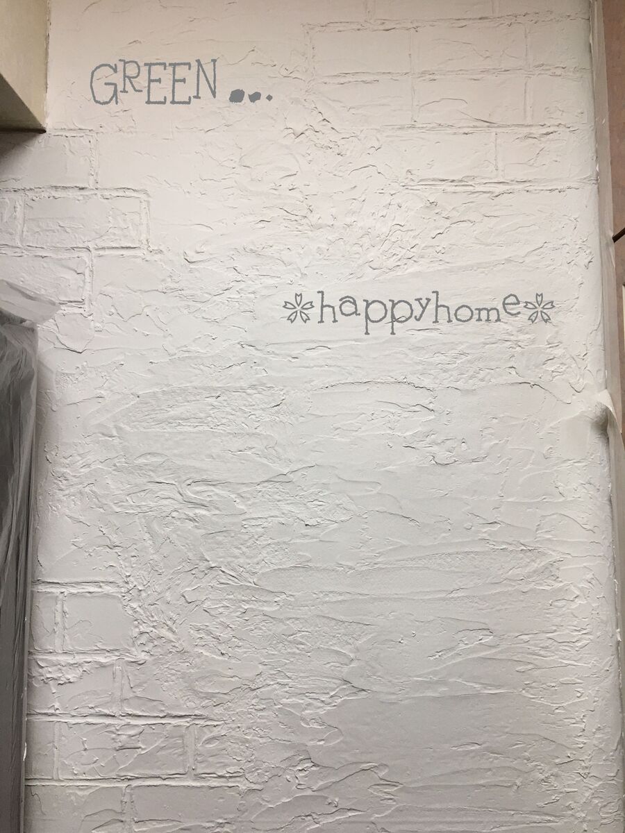 漆喰を使って壁をdiy レンガ風に 暮らしニスタ 漆喰を使って壁をdiy レンガ風に 暮らしニスタ